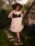 FINAL SALE - Divination Peasant Dress in Papyrus