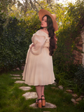 FINAL SALE - Divination Peasant Dress in Papyrus