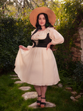 FINAL SALE - Divination Peasant Dress in Papyrus