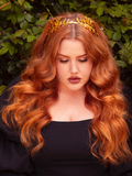 Laurel Leaf Headband in Gold