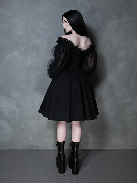 PRE-ORDER - Memento Mini Swing Dress in Black