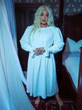 The Nosferatu Sleeping Dress is a gothic vision in ivory, its soft fabric and Victorian-inspired design offering a timelessly elegant look.