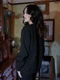 Envelop yourself in timeless gothic allure with this sweatshirt. The Nosferatu castle design on rich black fabric evokes chilling yet cozy sophistication.