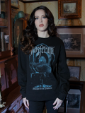 The Nosferatu Castle Sweatshirt features a soft, relaxed fit and a bold, shadowy castle graphic, bringing dark refinement to casual attire.