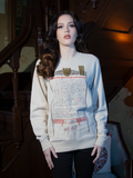 Celebrate Nosferatu's legacy with this bone-toned sweatshirt, featuring a bold, macabre contract design on soft fabric for gothic sophistication.