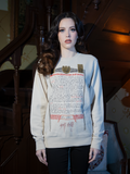 Crafted from soft, bone-hued fabric, the Count Orlock Contract Sweatshirt merges gothic art with cozy versatility, perfect for dark, breezy days.