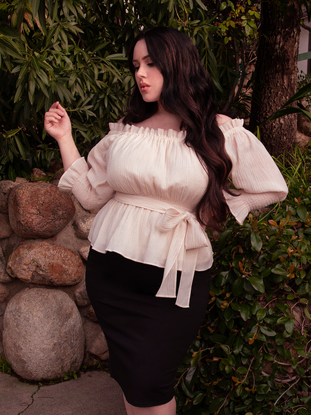 FINAL SALE - Ritual Peasant Top in Papyrus