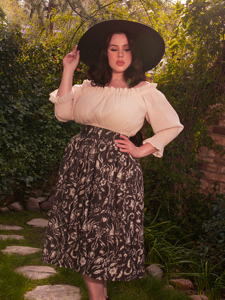 FINAL SALE - Ritual Peasant Top in Papyrus