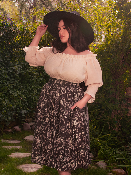 FINAL SALE - Ritual Peasant Top in Papyrus