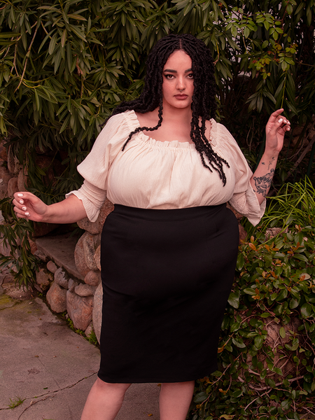 FINAL SALE - Ritual Peasant Top in Papyrus