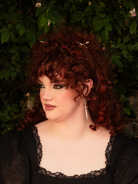 PRE-ORDER - Art Deco Knotted Headband in Black