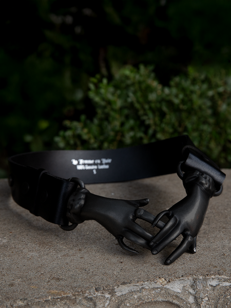 PRE-ORDER - Victorian Hands Belt in Black