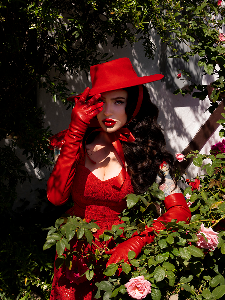 Bolero Hat in Crimson