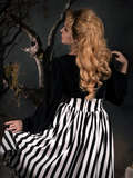 The Salem Top in Black paired with a gothic style skirt.