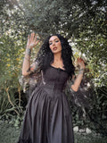 Nightshade Underpinning Dress in Antique Black