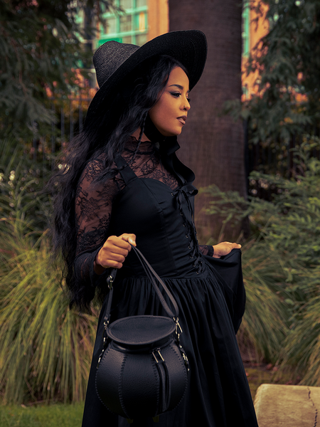 Cottage Witch Cauldron Crossbody Bag - Main Image