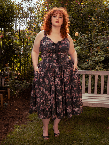 PRE-ORDER - Ambrosia Dress in Decayed Beauty Print
