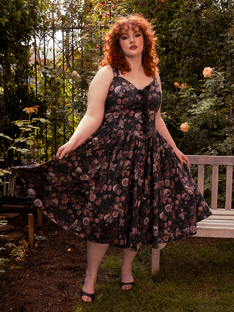 Caught between bloom and ruin, the Ambrosia Dress captures the beauty of imperfection in every faded petal.
