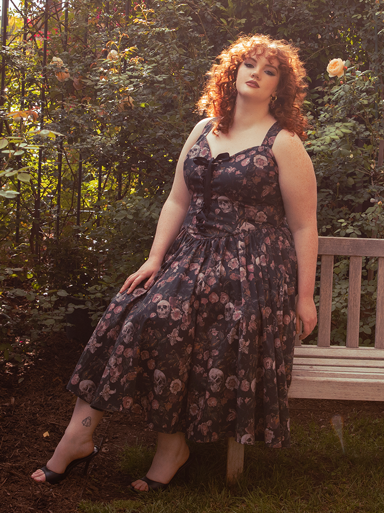 Perfect for evening soirées or poetic wanderings, the Ambrosia Dress drapes the body in decaying splendor.