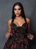 PRE-ORDER - Ambrosia Dress in Pomegranate Print