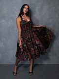 PRE-ORDER - Ambrosia Dress in Pomegranate Print