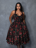 PRE-ORDER - Ambrosia Dress in Pomegranate Print
