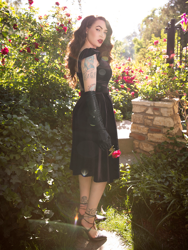 PRE-ORDER - Baudelaire Swing Dress in Black