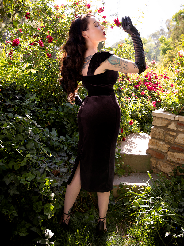 PRE-ORDER - Baudelaire Wiggle Dress in Black