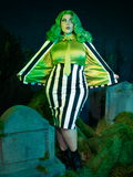 PRE-ORDER - BEETLEJUICE™ Striped Corset Blazer