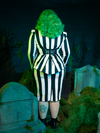 PRE-ORDER - BEETLEJUICE™ Striped Pencil Skirt