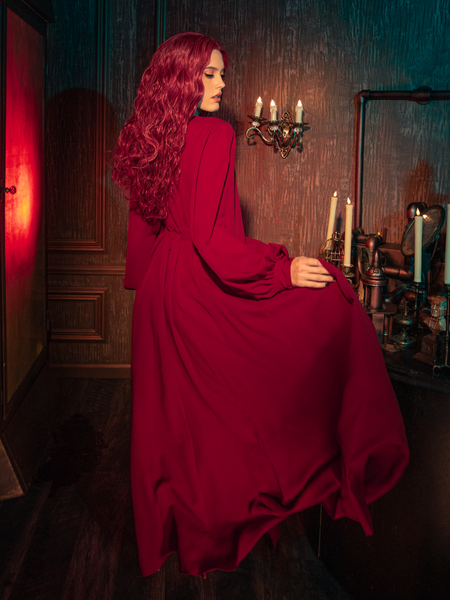 lady damascus red dress RE 8 Village Alcina Dimitrescu Vampire Lady Dimitrescu Dress Red Version Cosplay Costume