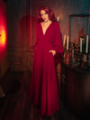 Belladonna Maxi Dress in Crimson Red