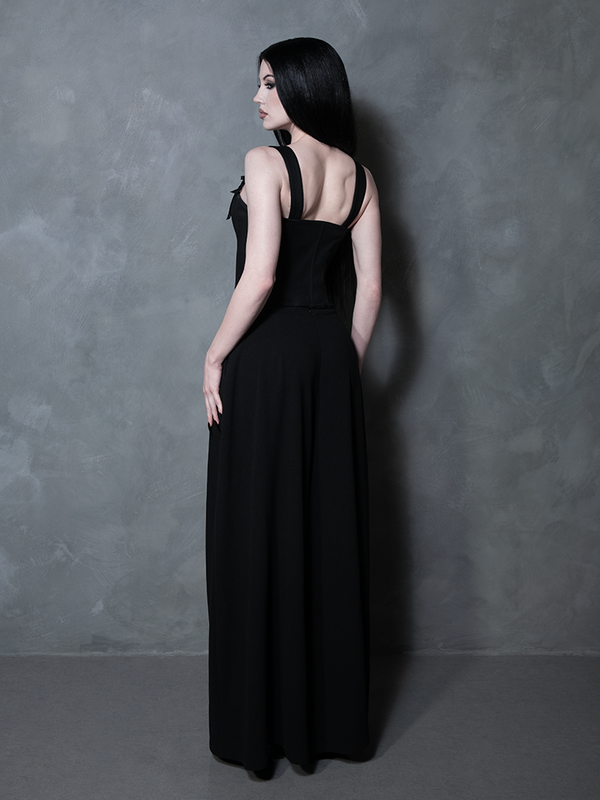 PRE-ORDER - Duchess Corset in Black Cotton Sateen