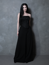 PRE-ORDER - Duchess Corset in Black Cotton Sateen