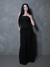 PRE-ORDER - Duchess Corset in Black Cotton Sateen