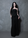 Black Widow Palazzo Pants in Black