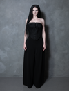 PRE-ORDER - Duchess Corset in Black Cotton Sateen