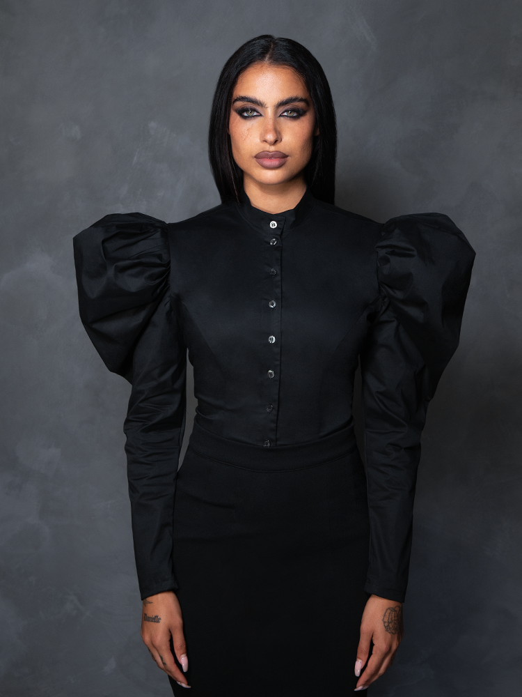 PRE-ORDER - Brontë Blouse in Black
