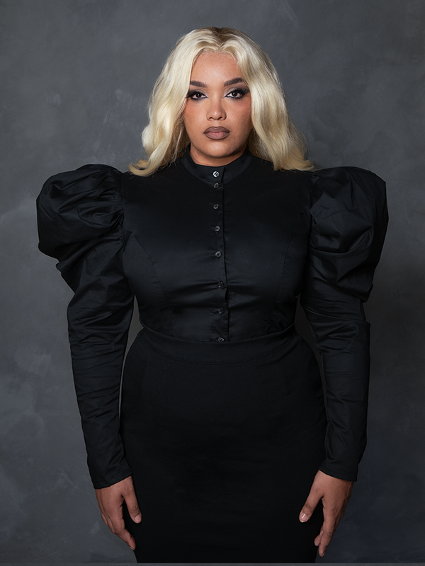 PRE-ORDER - Brontë Blouse in Black