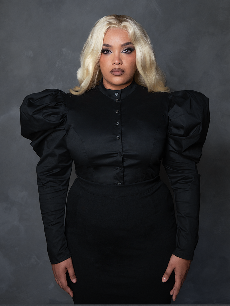 PRE-ORDER - Brontë Blouse in Black