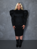 PRE-ORDER - Brontë Blouse in Black