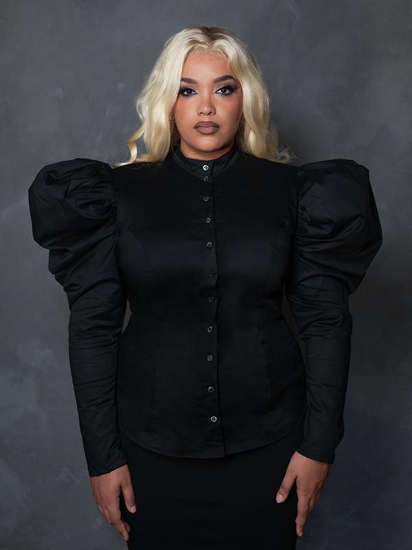 PRE-ORDER - Brontë Blouse in Black