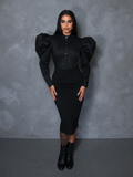 PRE-ORDER - Brontë Blouse in Black