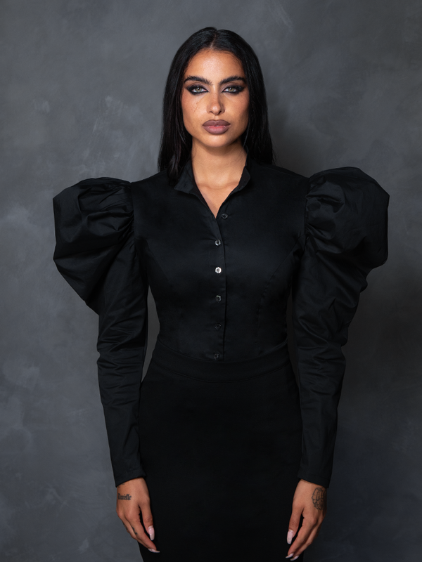PRE-ORDER - Brontë Blouse in Black