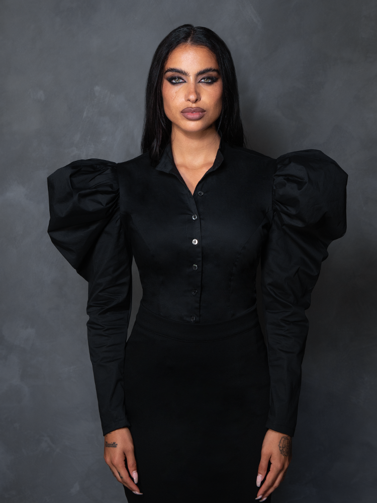 PRE-ORDER - Brontë Blouse in Black