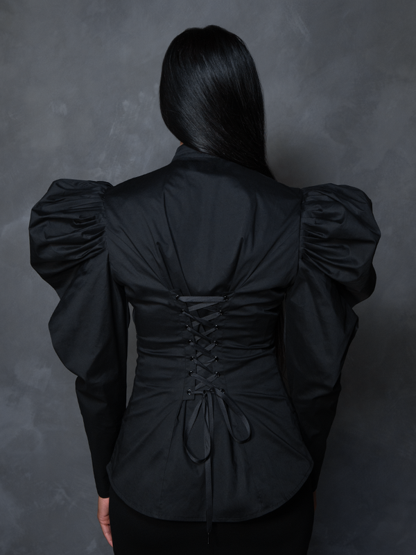 PRE-ORDER - Brontë Blouse in Black