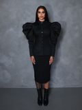 PRE-ORDER - Brontë Blouse in Black