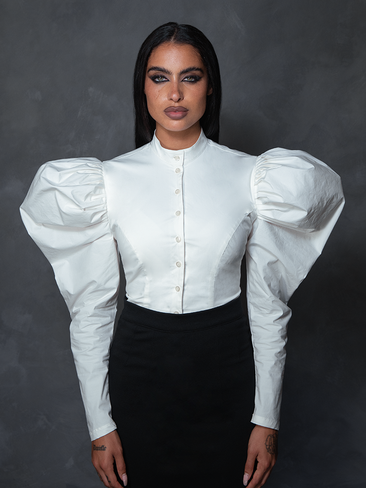 PRE-ORDER - Brontë Blouse in Ivory
