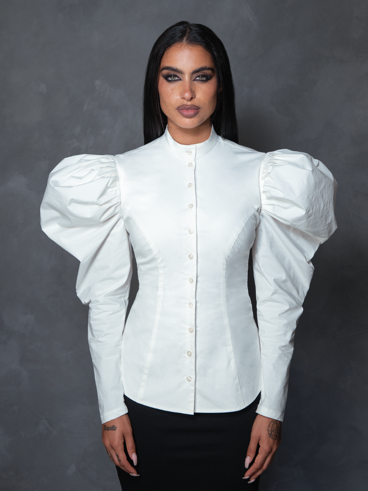 PRE-ORDER - Brontë Blouse in Ivory