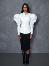 PRE-ORDER - Brontë Blouse in Ivory